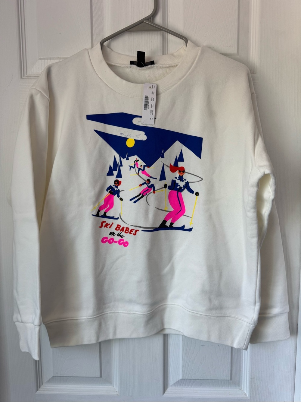 J. Crew “Ski Babes” sweatshirt
